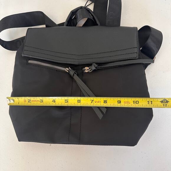 NWT Botkier New York Trigger Mini Black Nylon Backpack Black - Picture 8 of 8